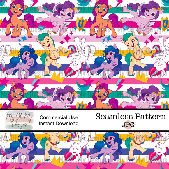 Ponies, Pony - Seamless File