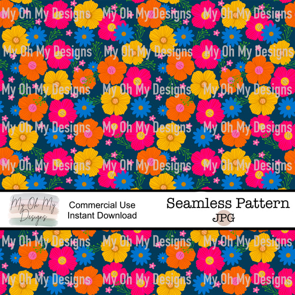 Floral, flowers - Seamless File