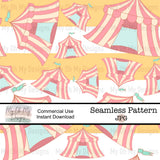 Carnival Tent, Circus - Seamless File