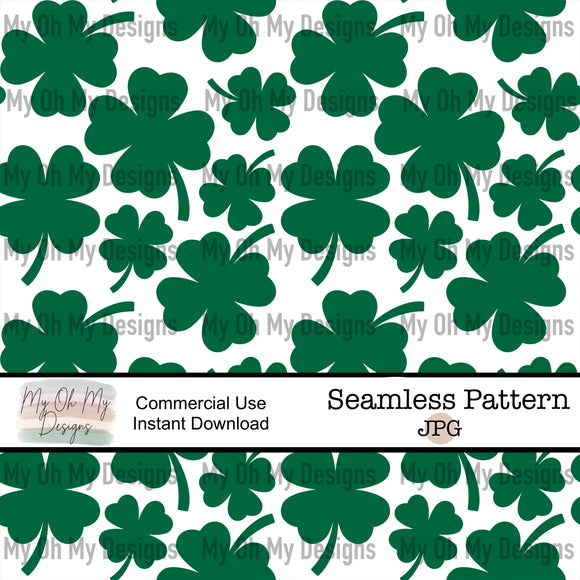 4 leaf clover, St. Patrick’s Day - Seamless File
