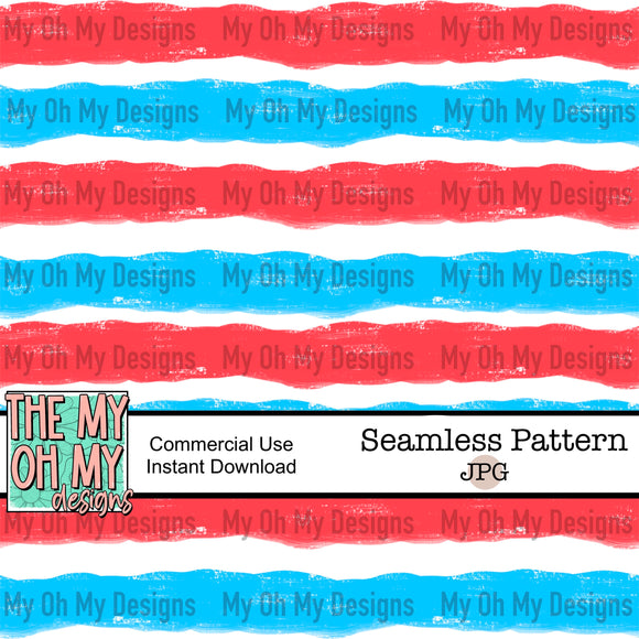 4th of July, stripes - Seamless File