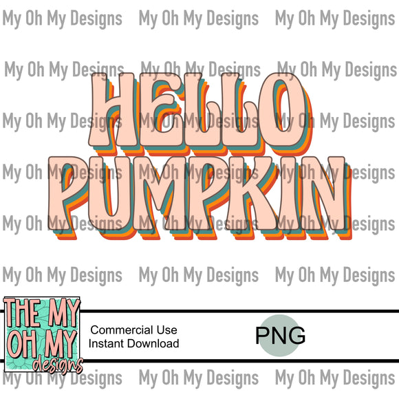 Hello Pumpkin - PNG File