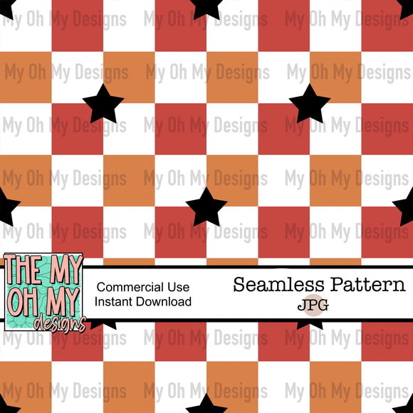 Star checkerboard - Seamless File