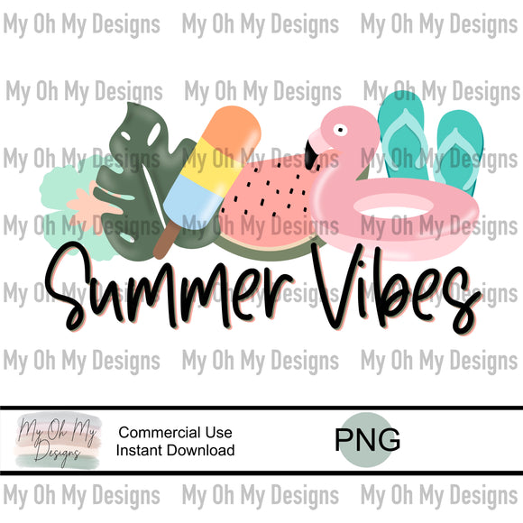 Summer Vibes - PNG File