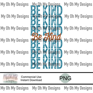 Be kind - PNG file