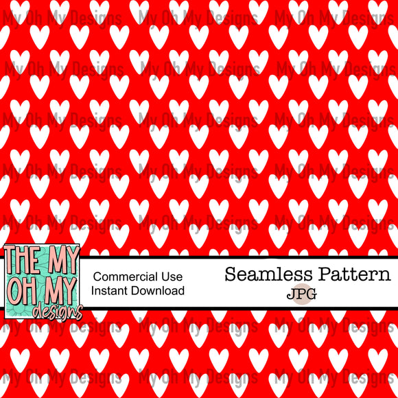 Hearts, Valentines Day - Seamless File