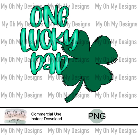 One lucky dad, St. Patrick’s Day - PNG File