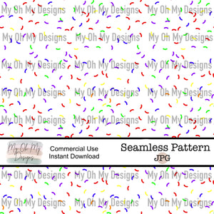 Sprinkles, Birthday - Seamless File